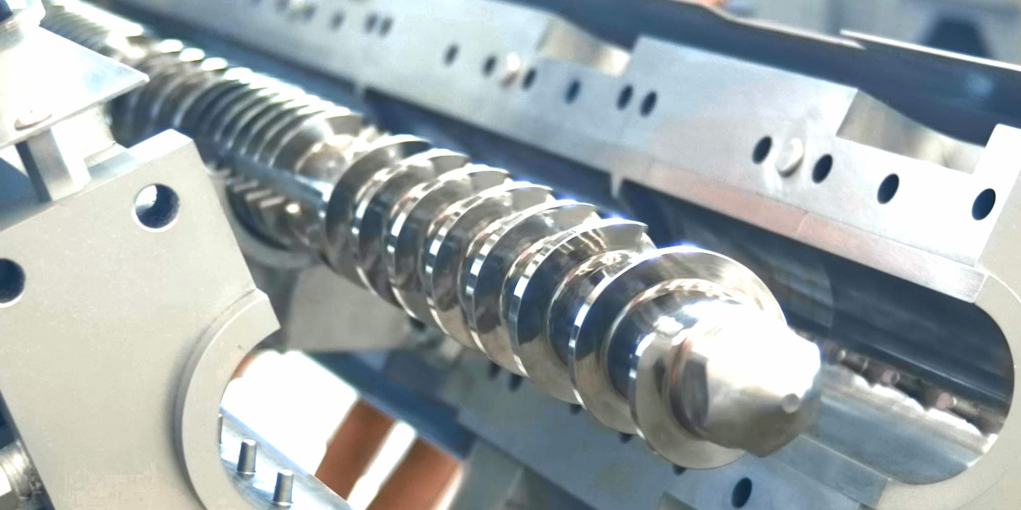 Co-Kneader split barrel Xinda 4-flight Reciprocating Co-Kneader screw