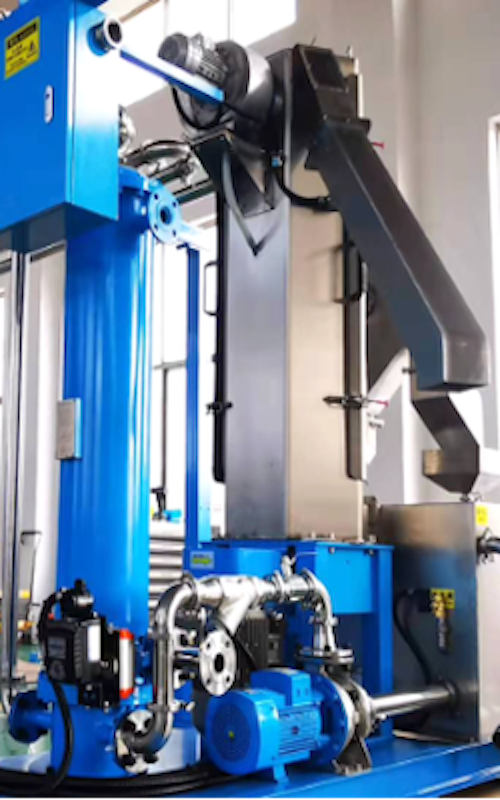 Underwater pelletizing line_spin dryer Underwater pelletizing line_spin dryer